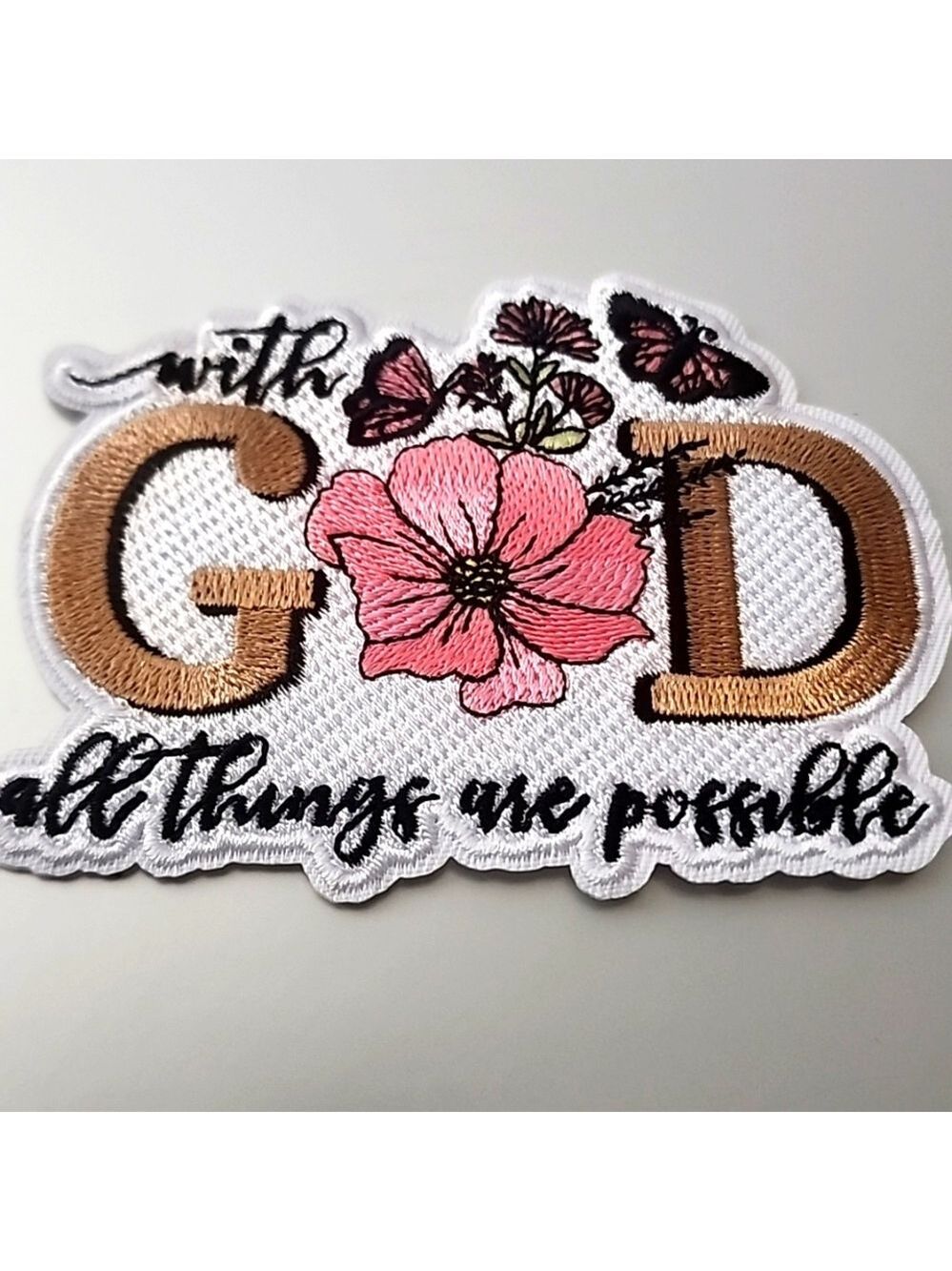 Iron On With God All Things Are Possible